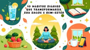 10 hábitos saudáveis para promover a saúde e o bem-estar