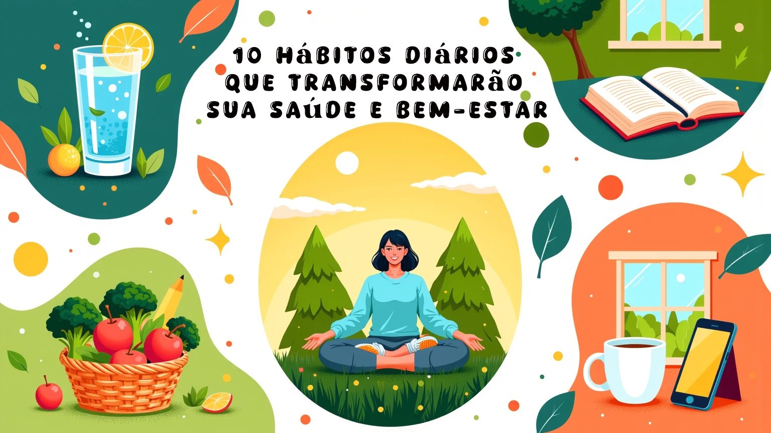 10 hábitos saudáveis para promover a saúde e o bem-estar