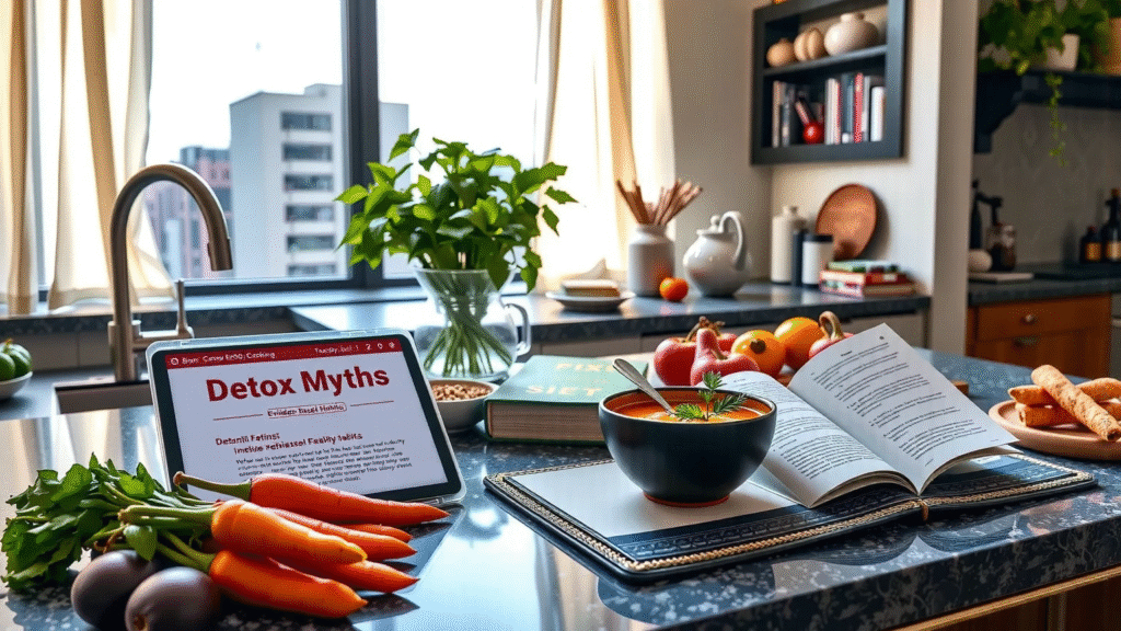 Desvendamos mitos e verdades sobre desintoxicação, com dicas para uma alimentação saudável.