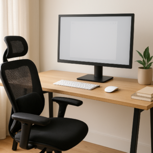 Como melhorar a postura no trabalho: ergonomia prática e hábitos que funcionam.