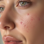 Espinhas pós-carnaval com rotina suave de limpeza, calma e hidratação.