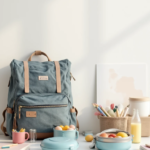 Volta às aulas rotina saudável com hábitos de sono, lancheira e organização.