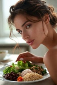 0c72fc05-94bb-4353-9311-b358f50ccb66-201x300 Menopausa e Saciedade: 5 Passos para Comer Melhor