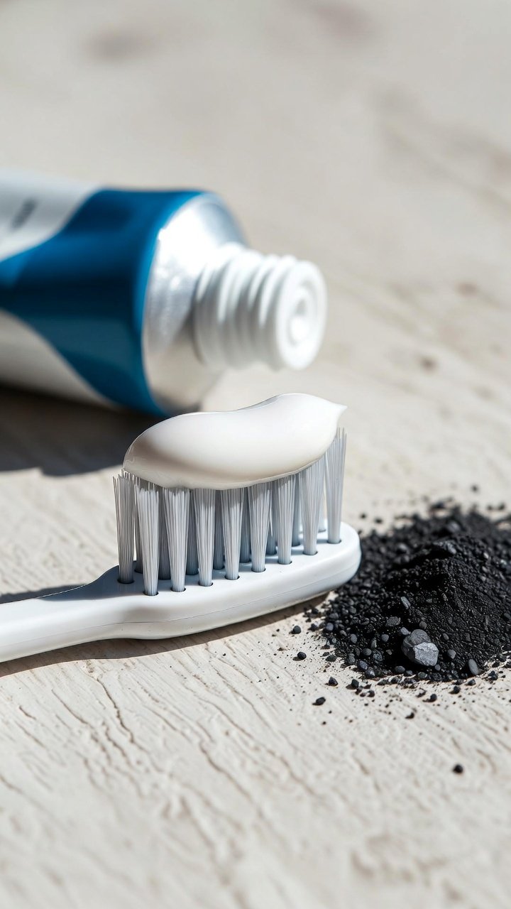 Carvão ativado nos dentes e riscos de desgaste do esmalte.