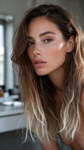 Artigo sobre como pontas duplas afinam a aparência do cabelo.